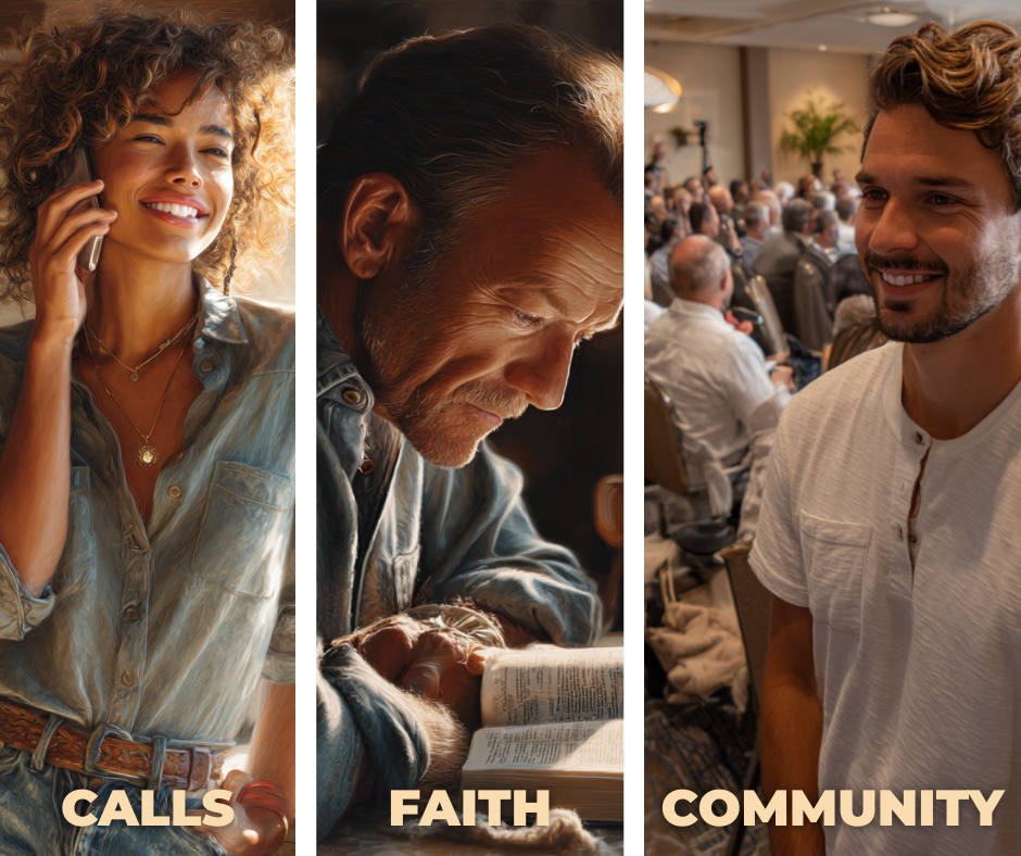 The three pillars of FORGE: daily calls, faith, and community
